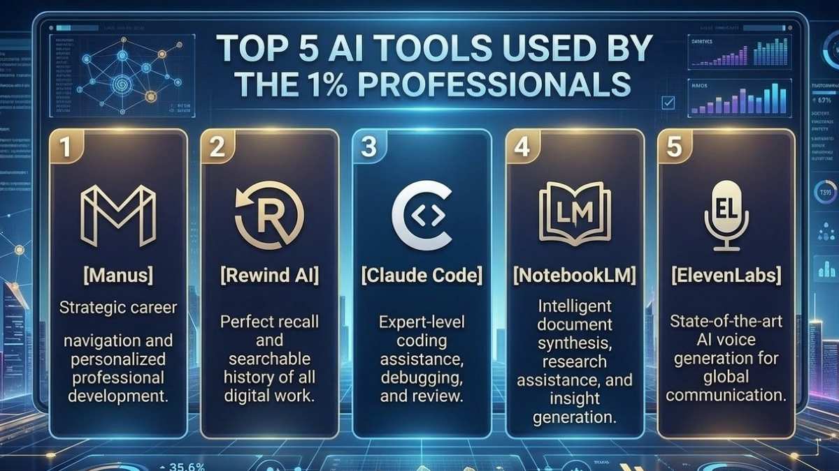 The 5 Tools Which Top 1% Use In 2026!