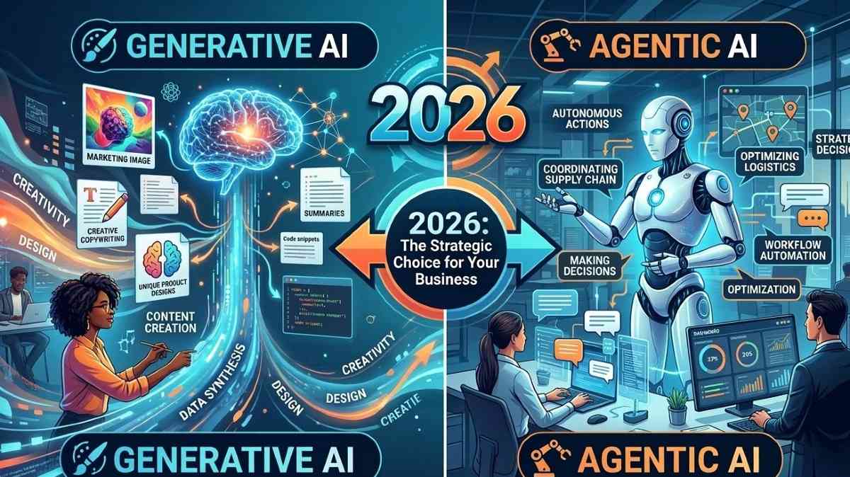 Gen AI vs. Agentic AI: Which One Will Actually Run Your Business In 2026