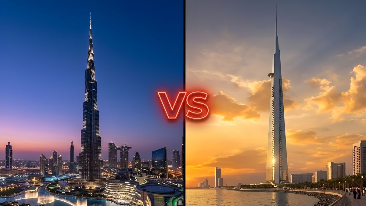 Jeddah Tower vs Burj Khalifa: The 1,008M Record Breaker