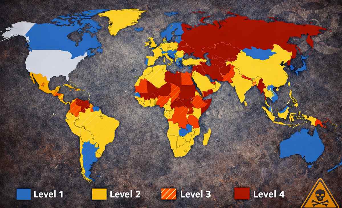 22 Countries on the US Level 4 “Do Not Travel” List in 2026