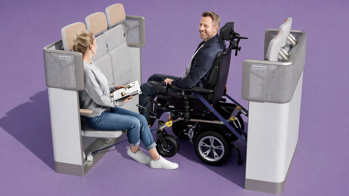 How Airbus Could Let Wheelchair Users Fly in Their Own Chairs by 2032