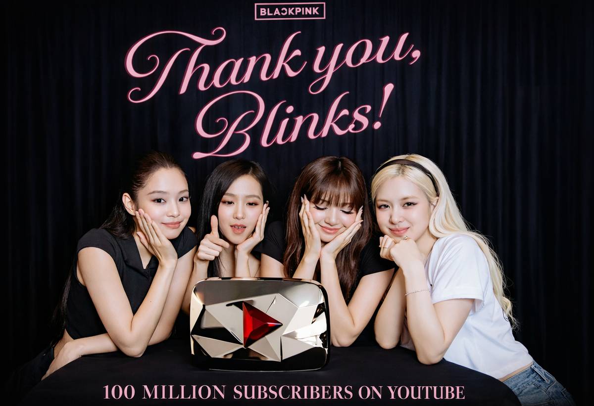 BLACKPINK Reaches 100 Million YouTube Subscribers