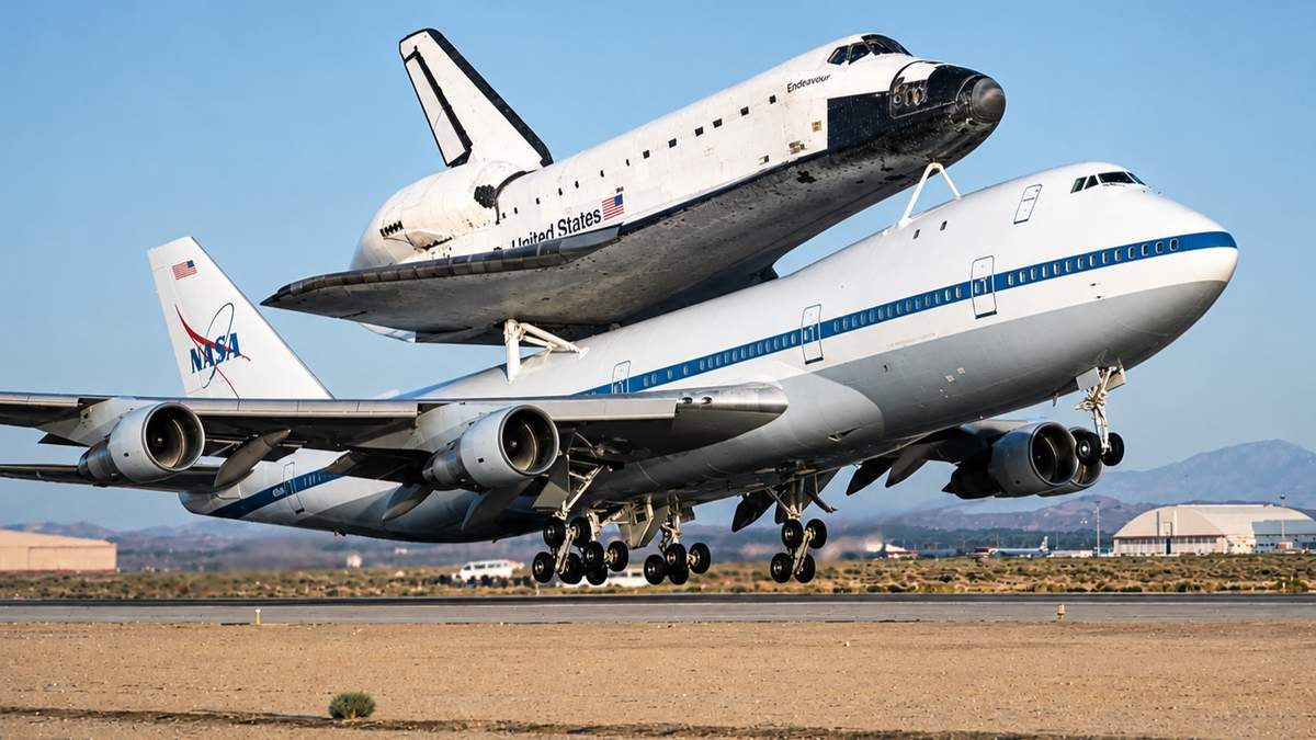 Why NASA Carried Space Shuttles on Top of Boeing 747s