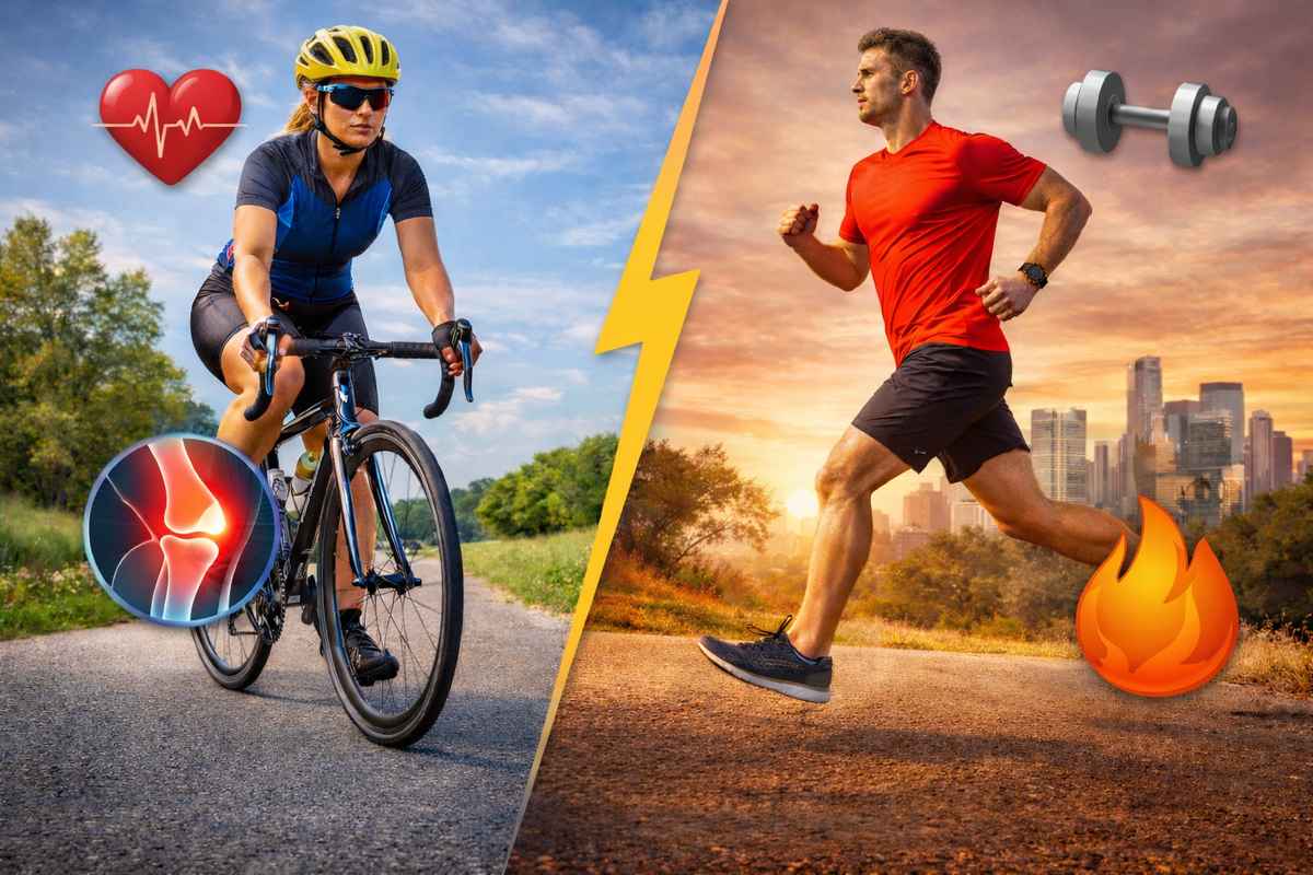 Cycling vs. Running: Which Cardio Workout Is Better for Your Heart, Joints, and Muscles?