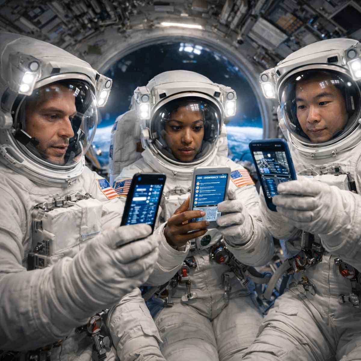 How NASA Plans Smartphone Use on Crew-12 & Artemis II