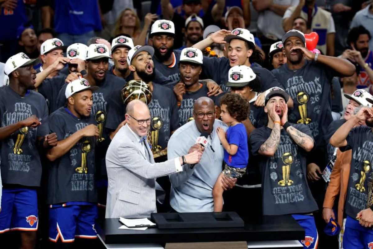 The New York Knicks lift their first title after 53 years