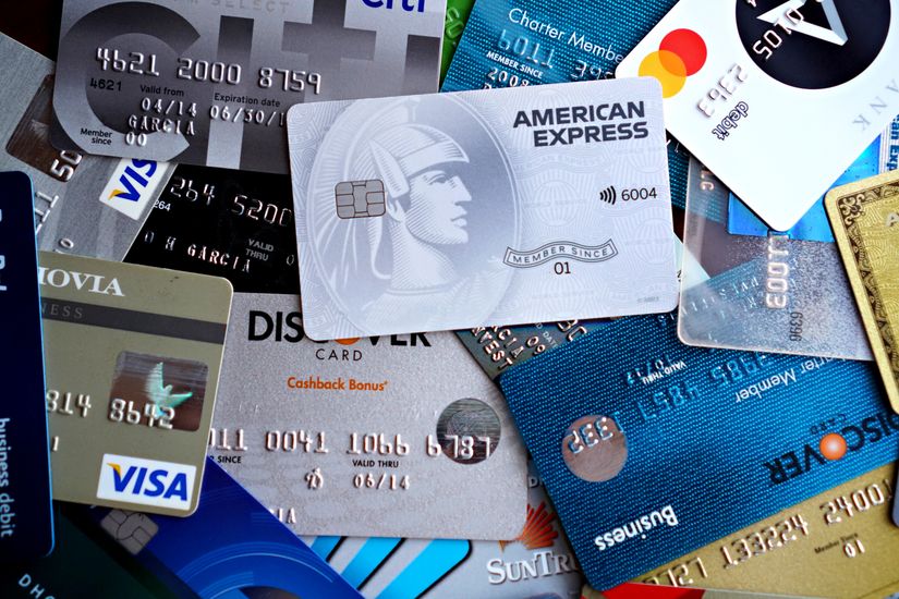 American Express and Visa Cards