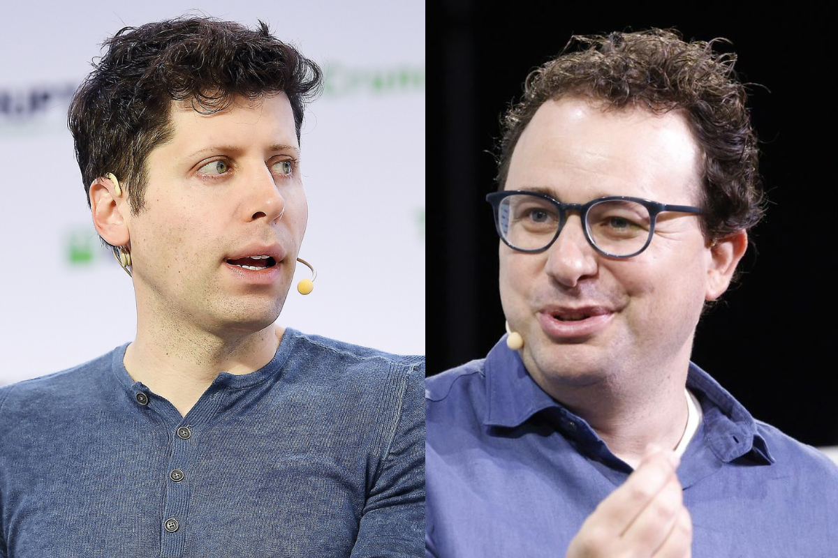 SAm Altman and Dario Amodei.