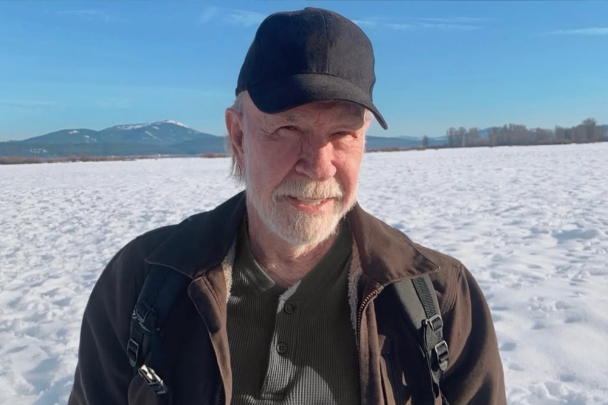 Old Chuck Norris in snow