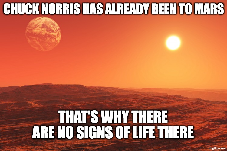 Chuck Norris on Mars