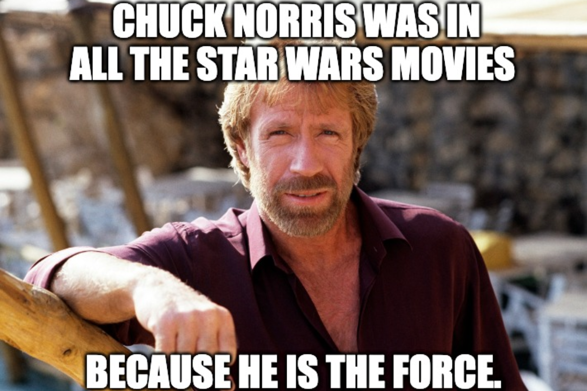 Chuck Norris Star Wars Meme Force