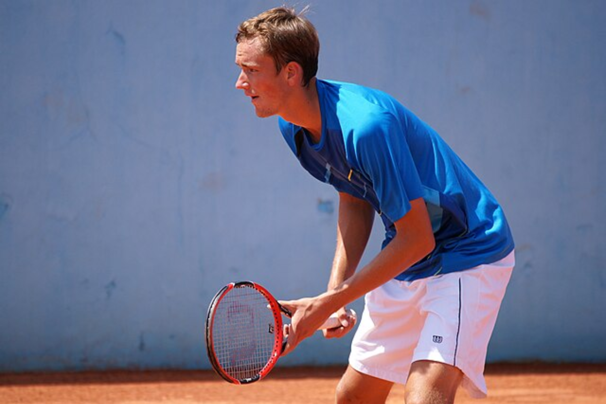 Daniil Medvedev is a top-ranked ATP player with a 433&ndash;183 career singles record, 23 titles, and a former World No. 1 ranking. Photo by Dacoucou (CC BY-SA 4.0)