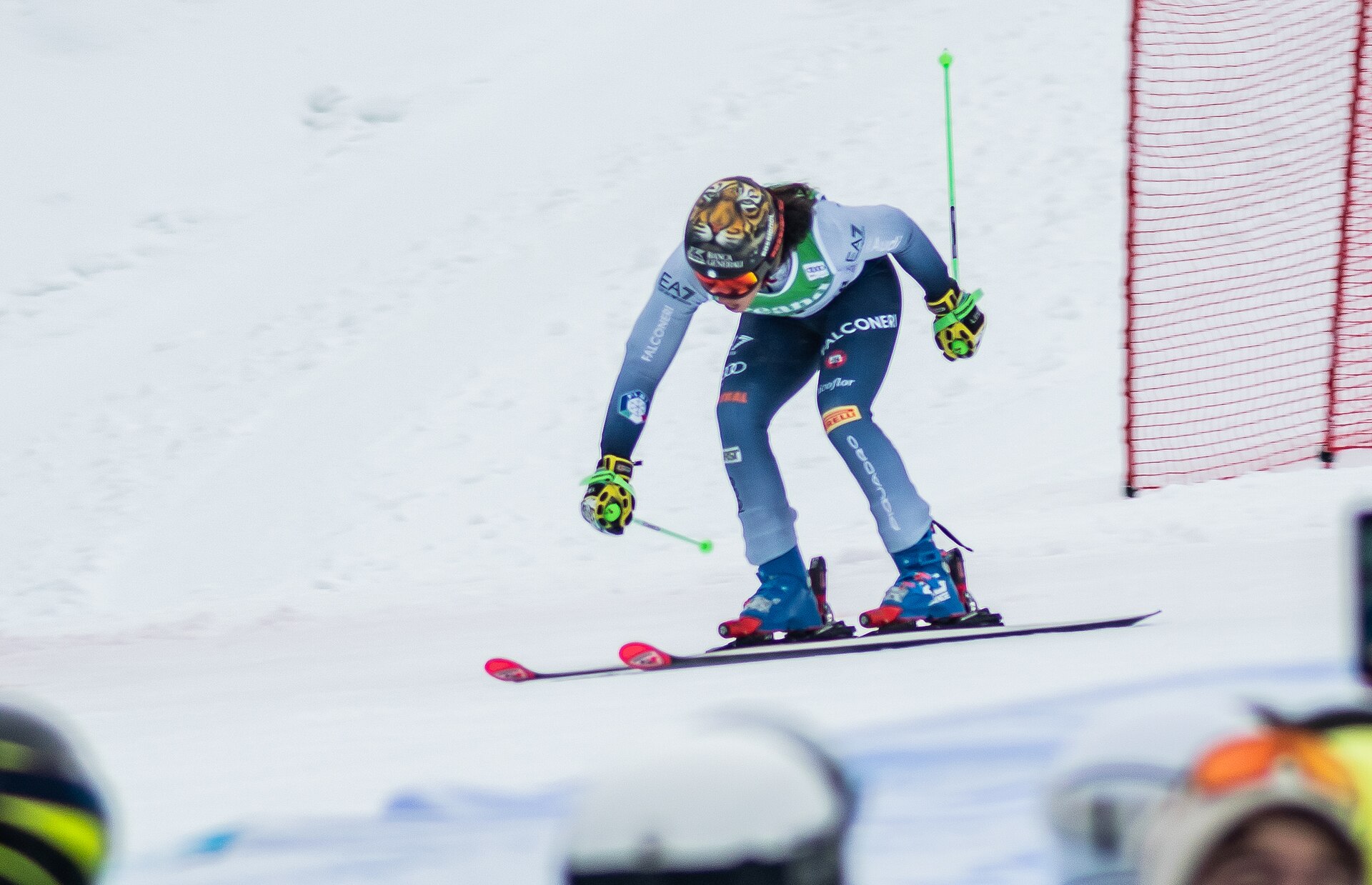 FIS Alpine Skiing World Cup on the Avet slope in Soldeu, Grandvalira, 10 February 2024 &ndash; Women's Giant Slalom, 1st run Tournasol7 CC BY-4.0  .jpg