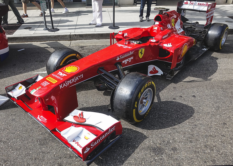 Formula One racing car designed by Nicholas Tombazis, Rory Byrne and James Allison for Ferrari to compete in the 2014 Formula One season.