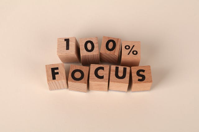 Focus- Photo by Anna H on Pexels