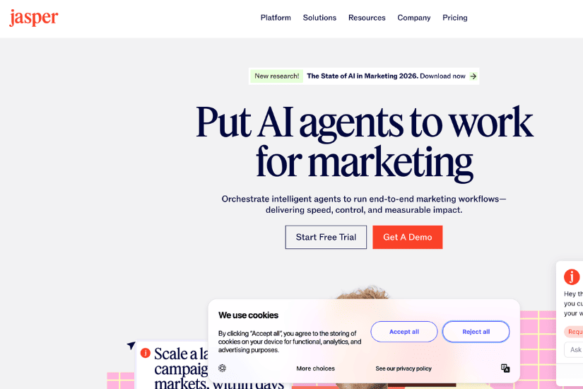 Jasper AI Screenshot