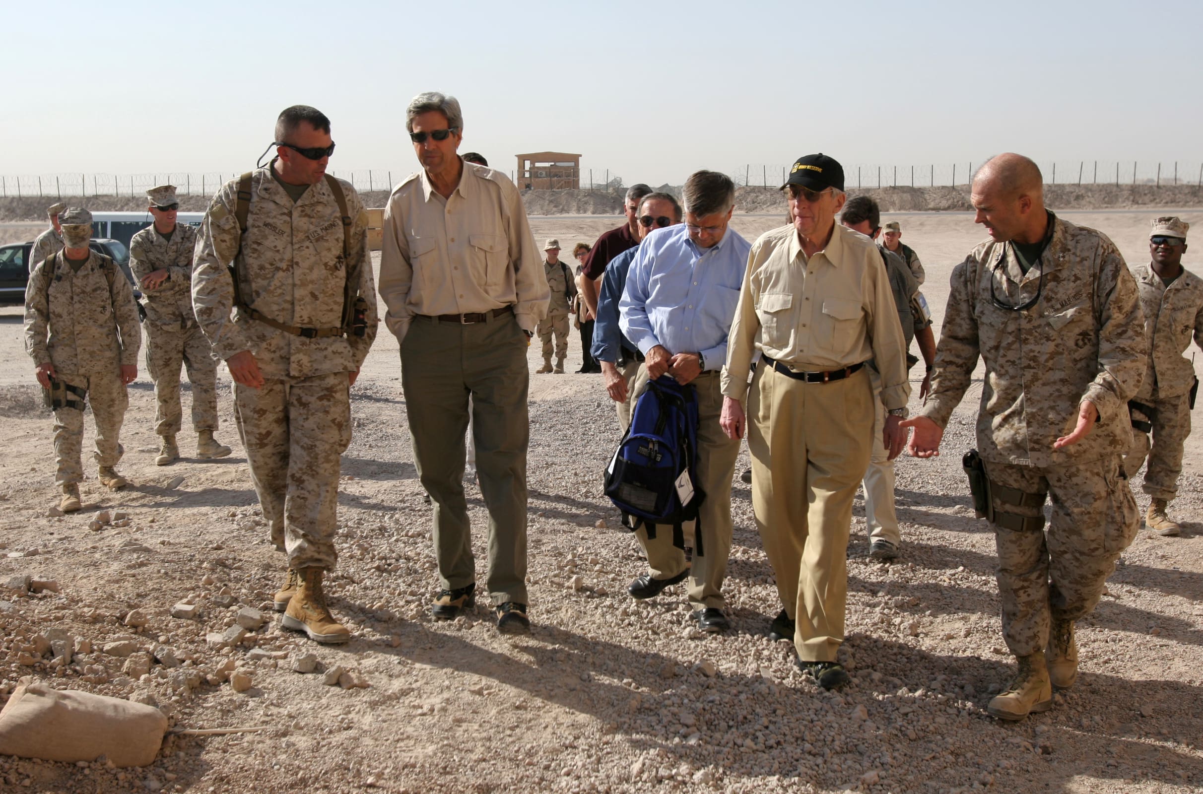 Kerry in Iraq 2005