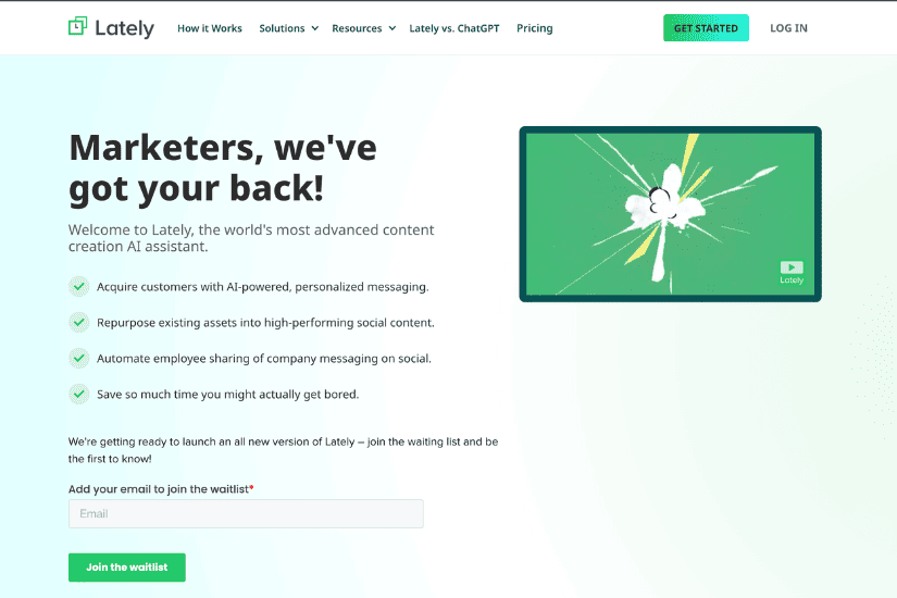 Lately AI Screenshot