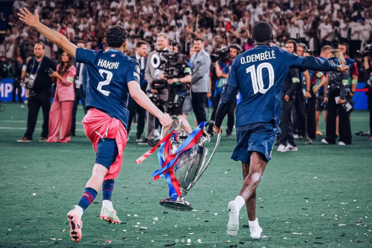 Hakimi dembele PSG wins UCL