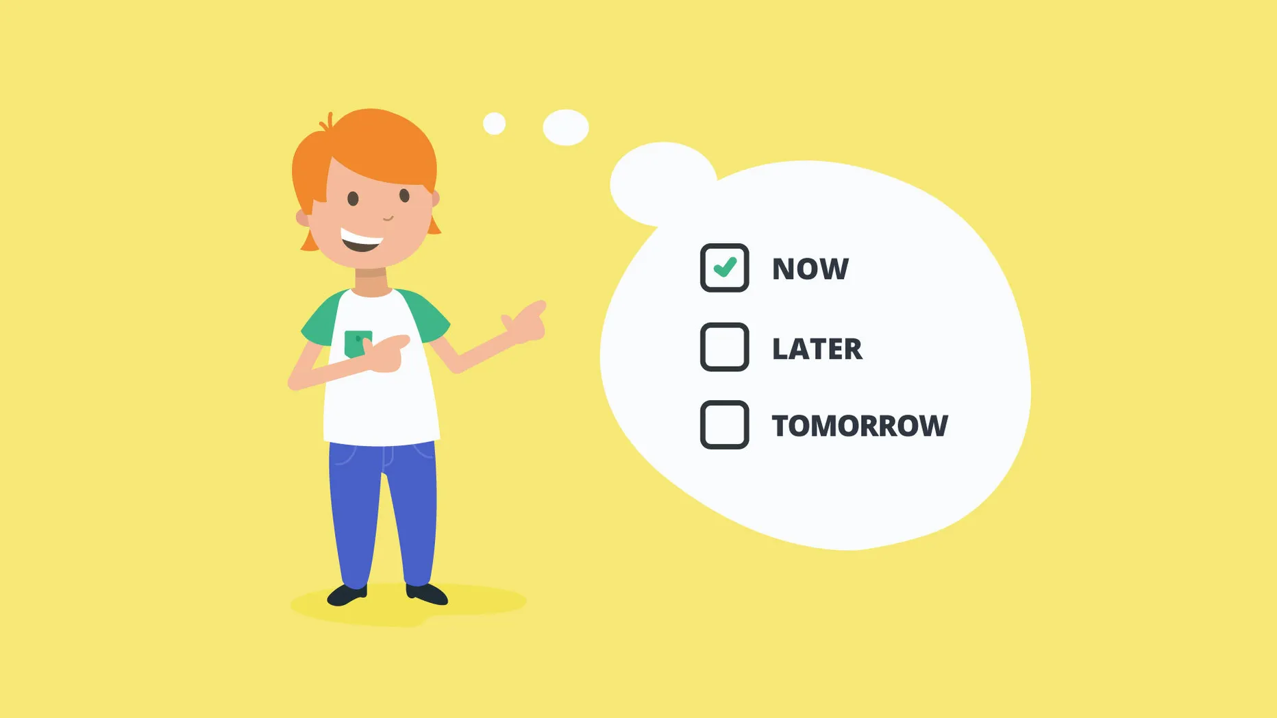 Get rid of procrastination