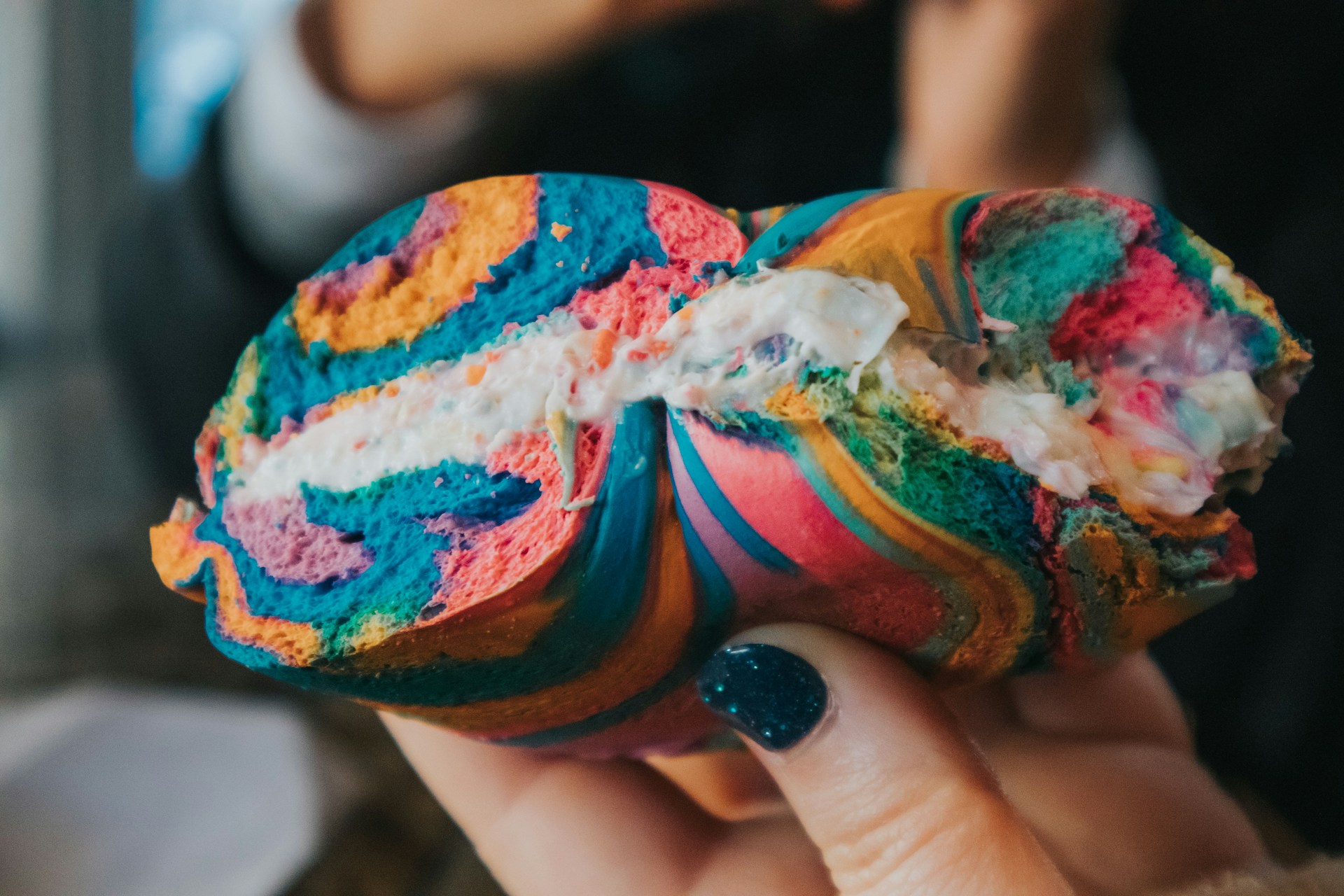 Rainbow Bagels