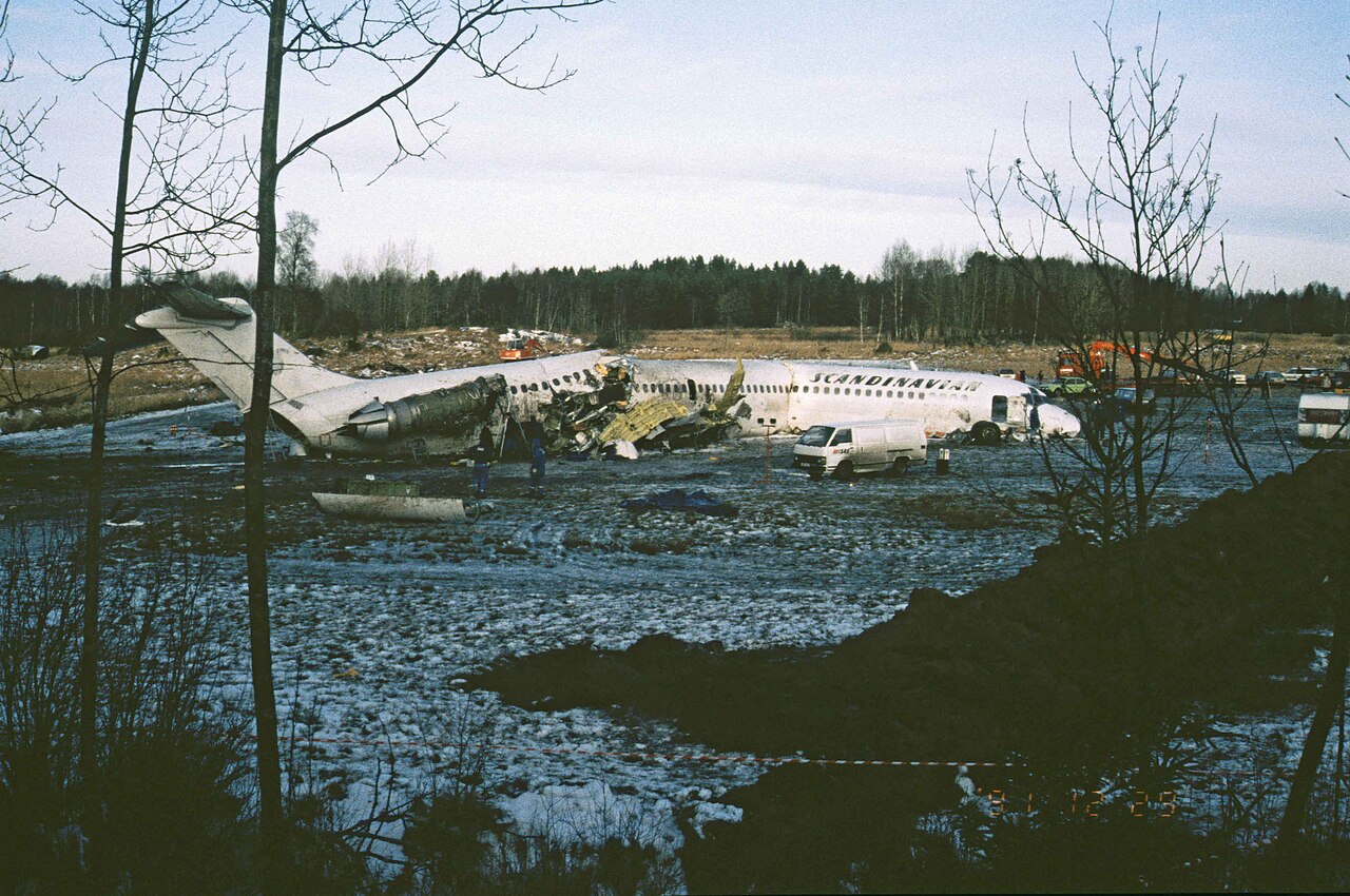 Scandavian Airlines crash