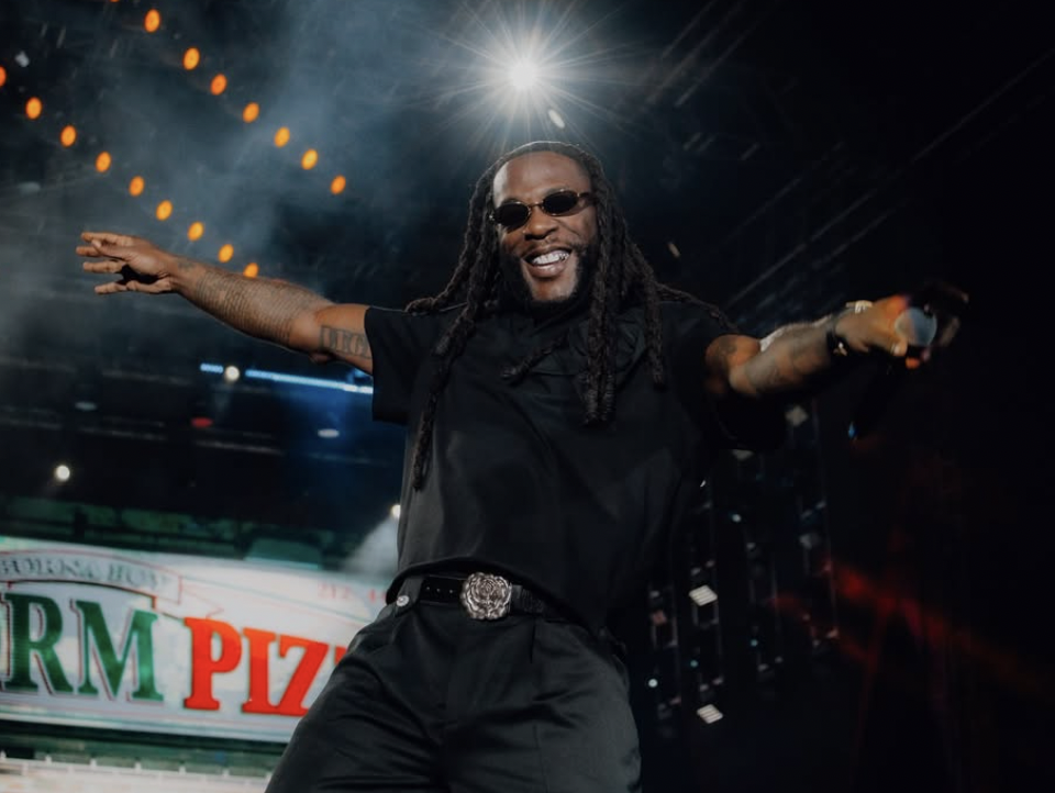 Burna Boy performing at FIFA World Cup 2026