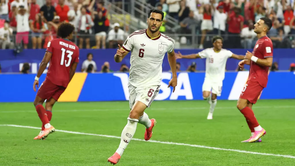 Spain goal Mikel Merino