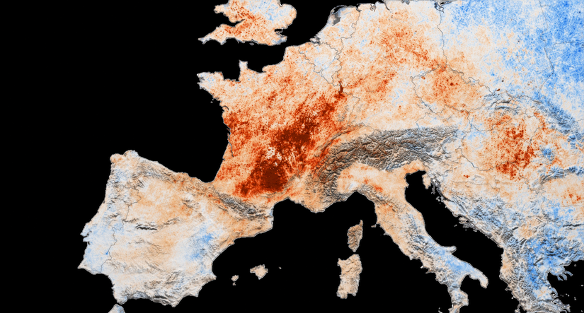 July 2003 mega heatwave Europe
